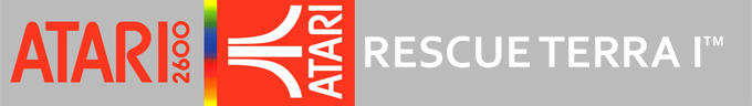 Rescue Terra I logo for Atari 2600